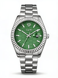 Silver / Green